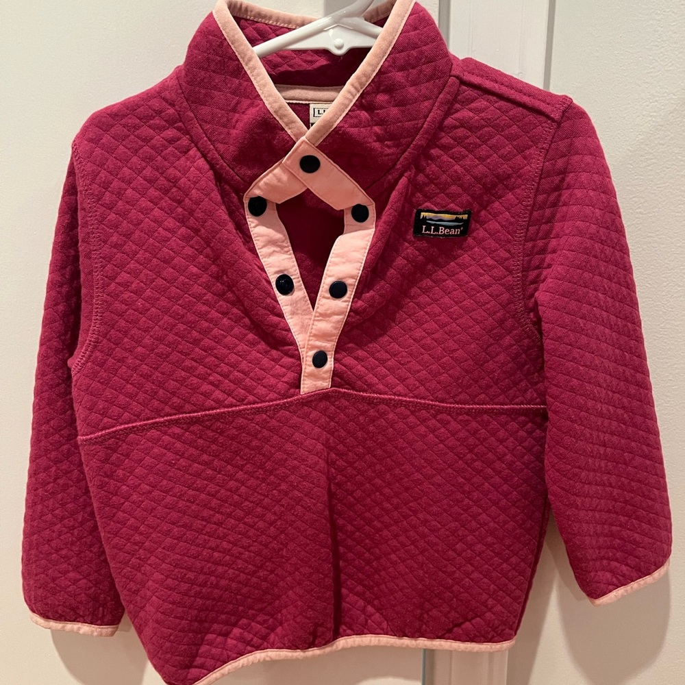 L.L. Bean Quilted Pullover